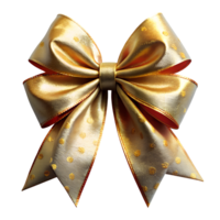 , 3d style illustration bow for attaching gifts isolated transparent background png