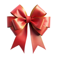 , 3d style illustration bow for attaching gifts isolated transparent background png