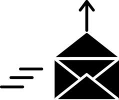 Mail Glyph Icon vector