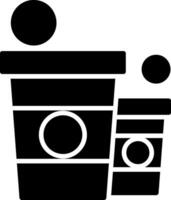 Beer Pong Glyph Icon vector