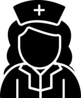 Nursing Glyph Icon vector
