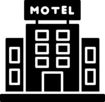 Motel Glyph Icon vector