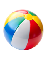 , beach ball isolated on transparent background png