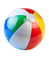 , beach ball isolated on transparent background png