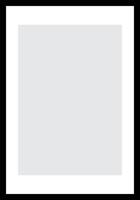 Vertical photo frame . Rectangular vertical banner with empty gray center for wall art and pictures . vector