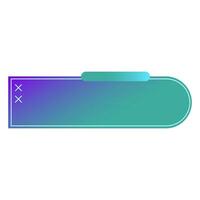 Modern Digital Text Box, Title Box Frame vector