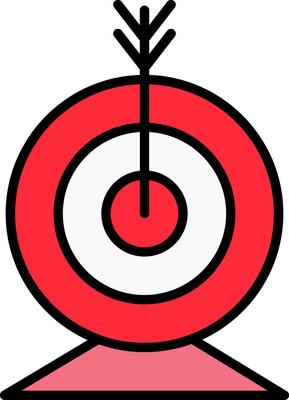 Targeting Line Filled Icon