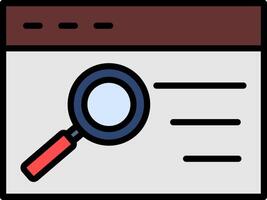 Quality Assurance Line Filled Icon vector