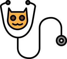 Veterinary Line Filled Icon vector