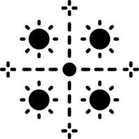 Firework Glyph Icon vector