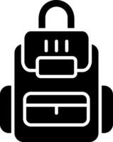 Bag Glyph Icon vector