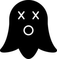 Ghost Glyph Icon vector
