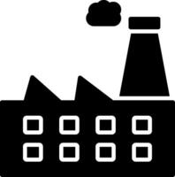 Factory Glyph Icon vector