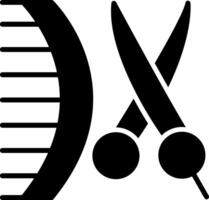 Barbershop Glyph Icon vector