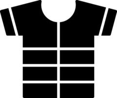 icono de glifo de camisa vector