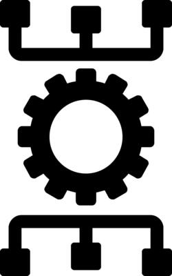Workflow Planning Glyph Icon