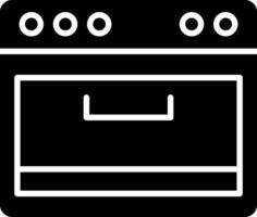 Cooking Stove Glyph Icon vector