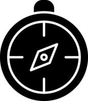 Compass Glyph Icon vector