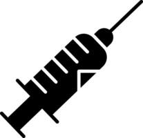 Syringe Glyph Icon vector