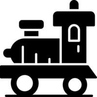 Locomotive Glyph Icon vector