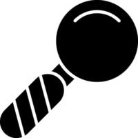 Magnifier Glyph Icon vector