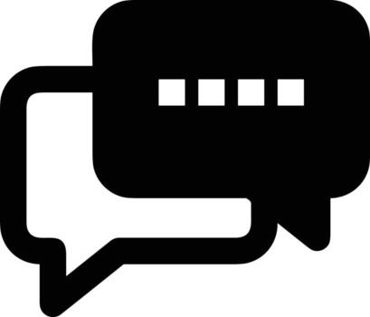 Comment icon symbol image for element design chat and communication vector