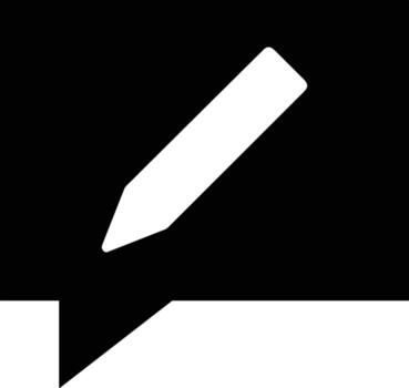 Comment icon symbol image for element design chat and communication vector