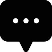 Comment icon symbol image for element design chat and communication vector