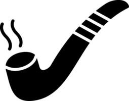 Smoking Pipe Glyph Icon vector