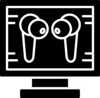 Computer Glyph Icon vector