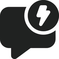 Comment icon symbol image for element design chat and communication vector