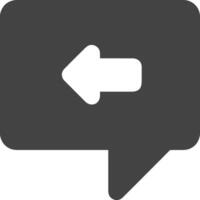 Comment icon symbol image for element design chat and communication vector