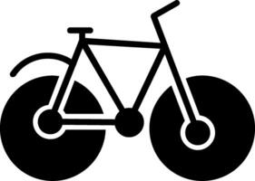 Bicycle Glyph Icon vector