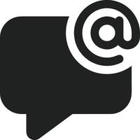 Comment icon symbol image for element design chat and communication vector