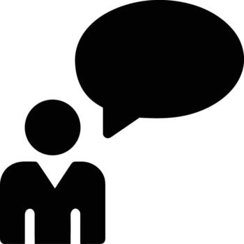 Comment icon symbol image for element design chat and communication vector