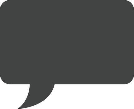 Comment icon symbol image for element design chat and communication vector