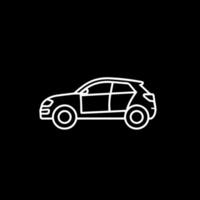 coche línea imágenes icono estilo vector