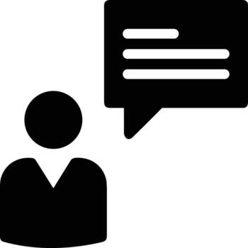 Comment icon symbol image for element design chat and communication vector