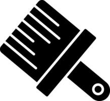 Paint Brush Glyph Icon vector