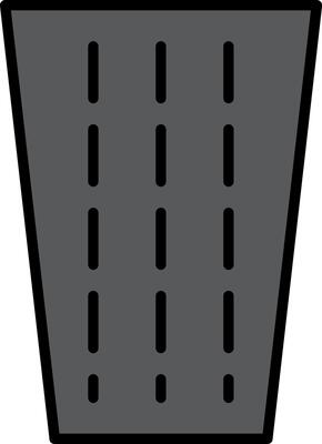 Road Line Filled Icon