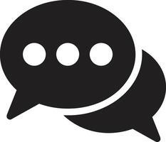 Comment icon symbol image for element design chat and communication vector