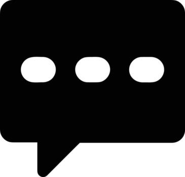 Comment icon symbol image for element design chat and communication vector
