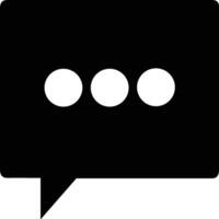 Comment icon symbol image for element design chat and communication vector