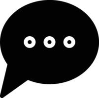 Comment icon symbol image for element design chat and communication vector