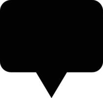Comment icon symbol image for element design chat and communication vector
