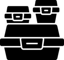 Tupperware Glyph Icon vector