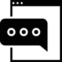 Comment icon symbol image for element design chat and communication vector