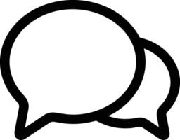 Comment icon symbol image for element design chat and communication vector