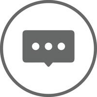 Comment icon symbol image for element design chat and communication vector