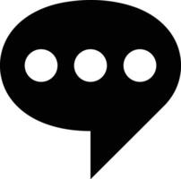 Comment icon symbol image for element design chat and communication vector